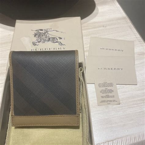 burberry smoked check id card wallet|Burberry Limited.